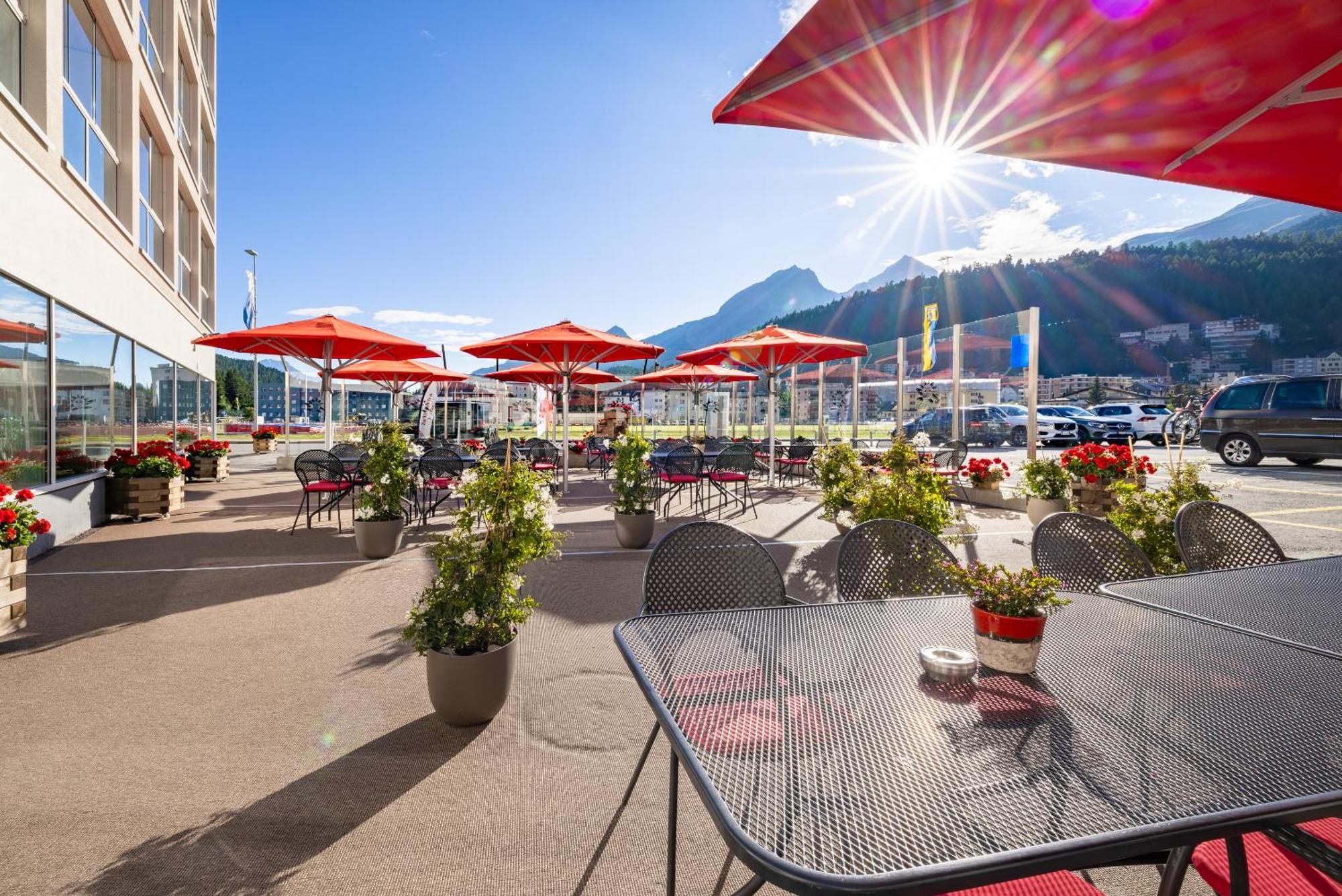 Hotel Sonne St. Moritz 3* Superior ภายนอก รูปภาพ